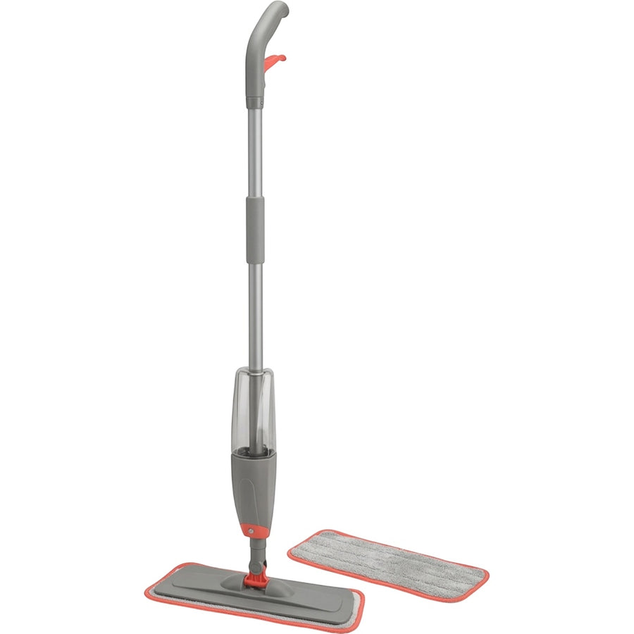 Kexs Spray Flat Mop 132 cm with 550 ml Tank Stone Gray and Coral